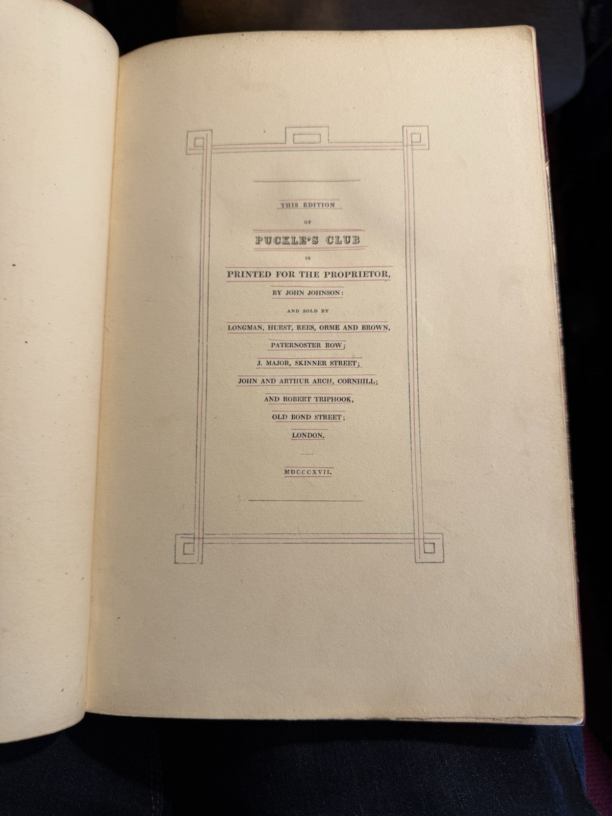 1817 James Puckle : The Club; in A Dialogue Between a Father and Son