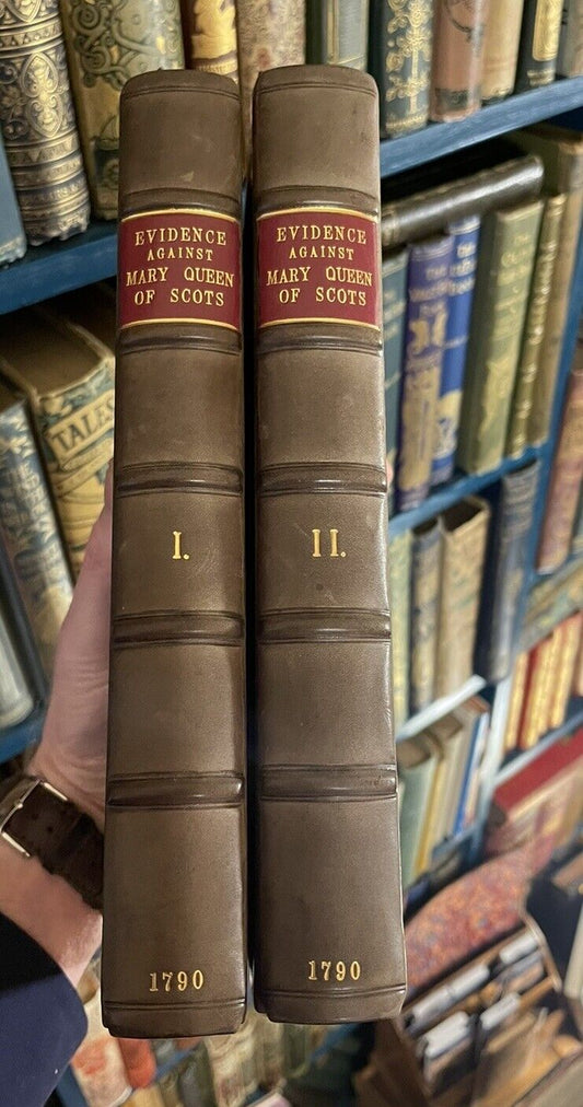 1790 An Inquiry into the Evidence Against Mary Queen of Scots (2 Vols) Tytler