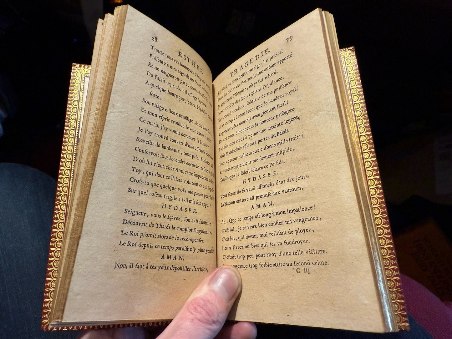 1689 RACINE, Jean : Esther Tragedie Tiree de l'Escriture Sainte