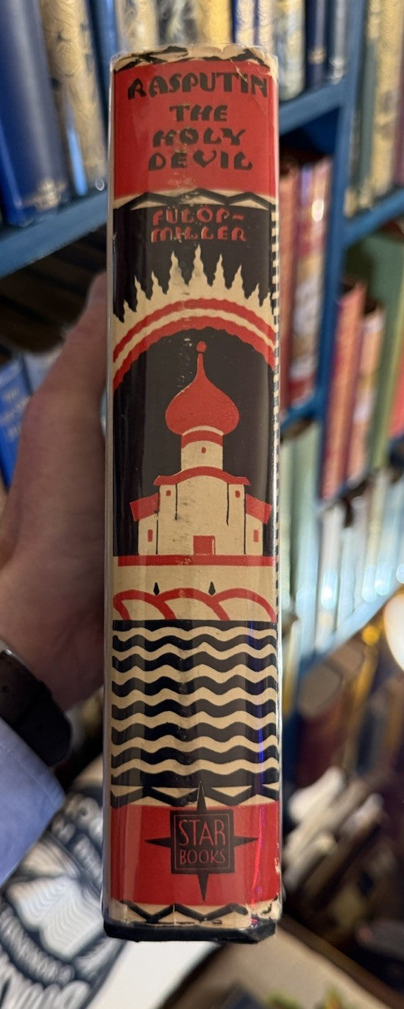 1928 Rasputin, the Holy Devil : Rene Fulop-Miller : 1st Ed in VG Dust Jacket