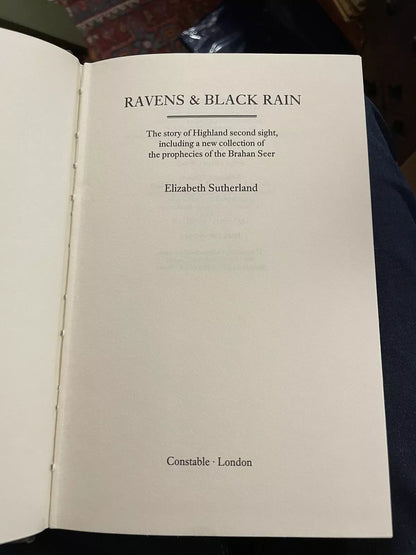 Ravens and Black Rain : The Story of Highland Second Sight : Sutherland