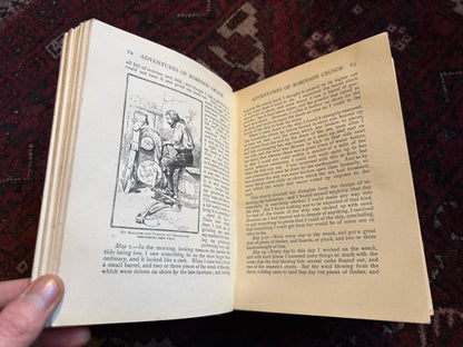 1919 Robinson Crusoe : Daniel Defoe : Decorative Binding : Symington