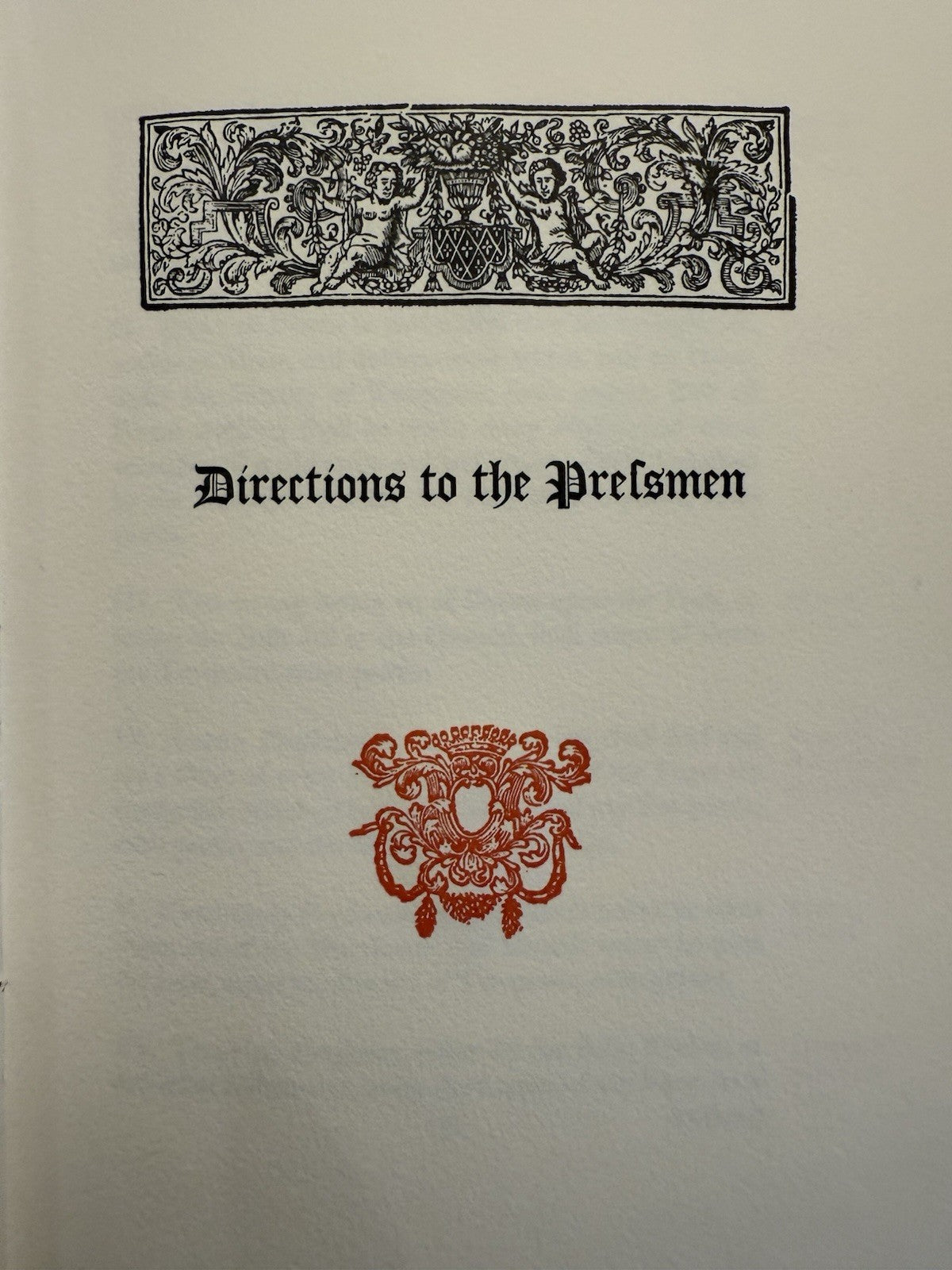 Rules and Directions to be Observed in Printing Houses : Printer James Watson
