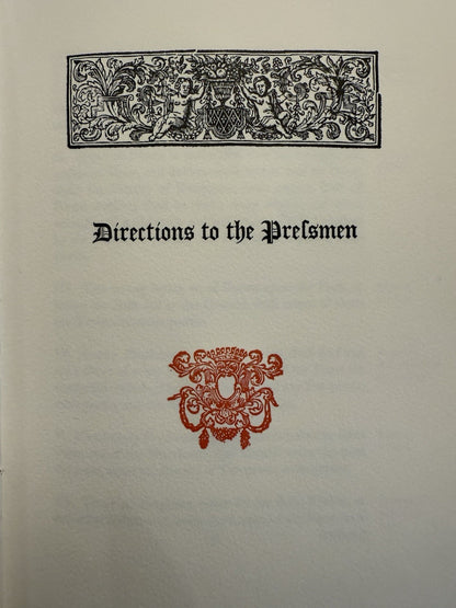 Rules and Directions to be Observed in Printing Houses : Printer James Watson