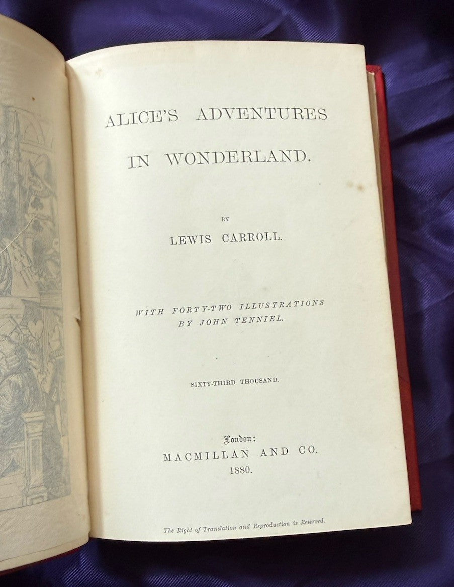 Alice In Wonderland (1880) + Through the Looking-Glass (1881) Lewis Carroll