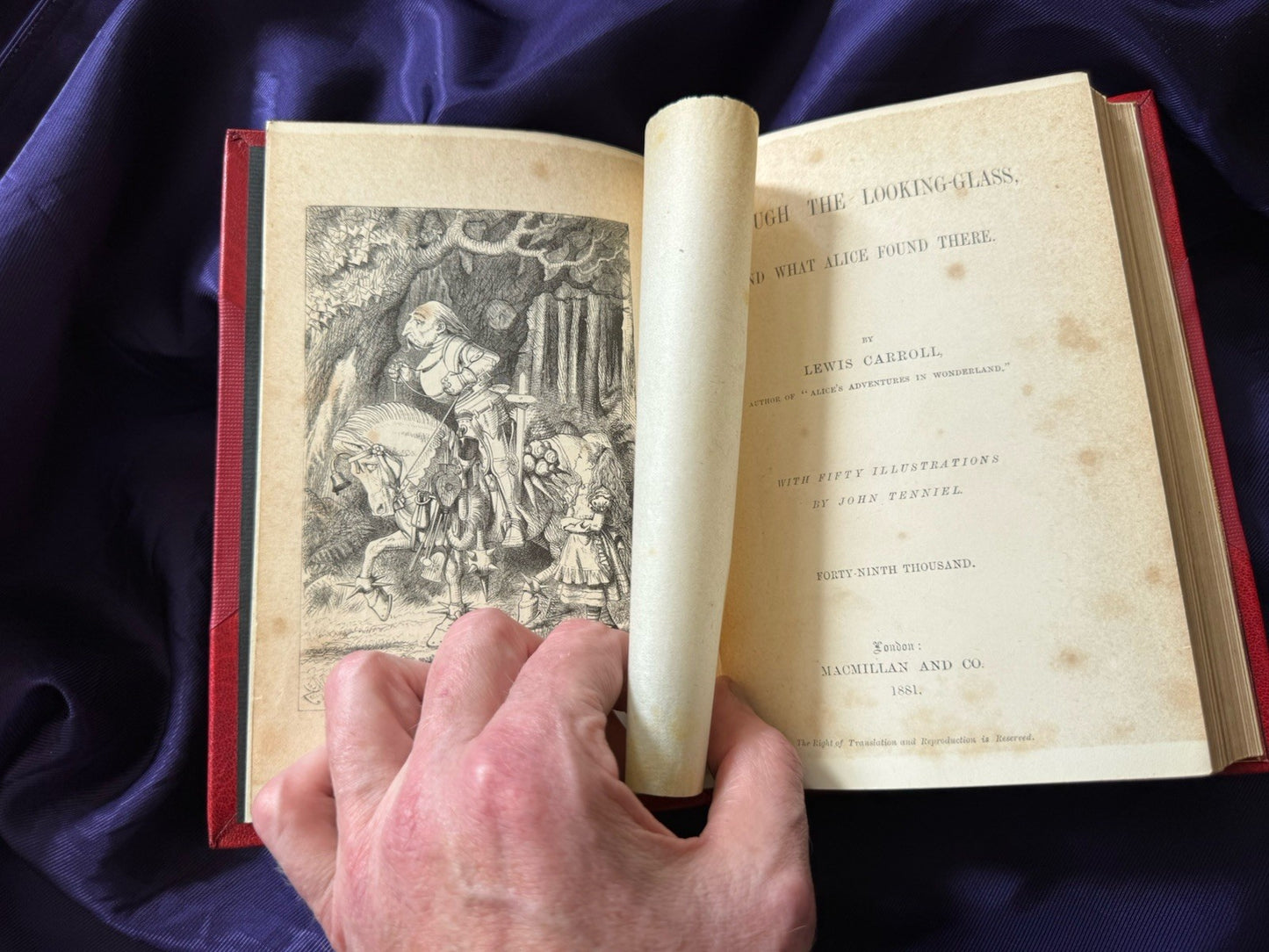 Alice In Wonderland (1880) + Through the Looking-Glass (1881) Lewis Carroll