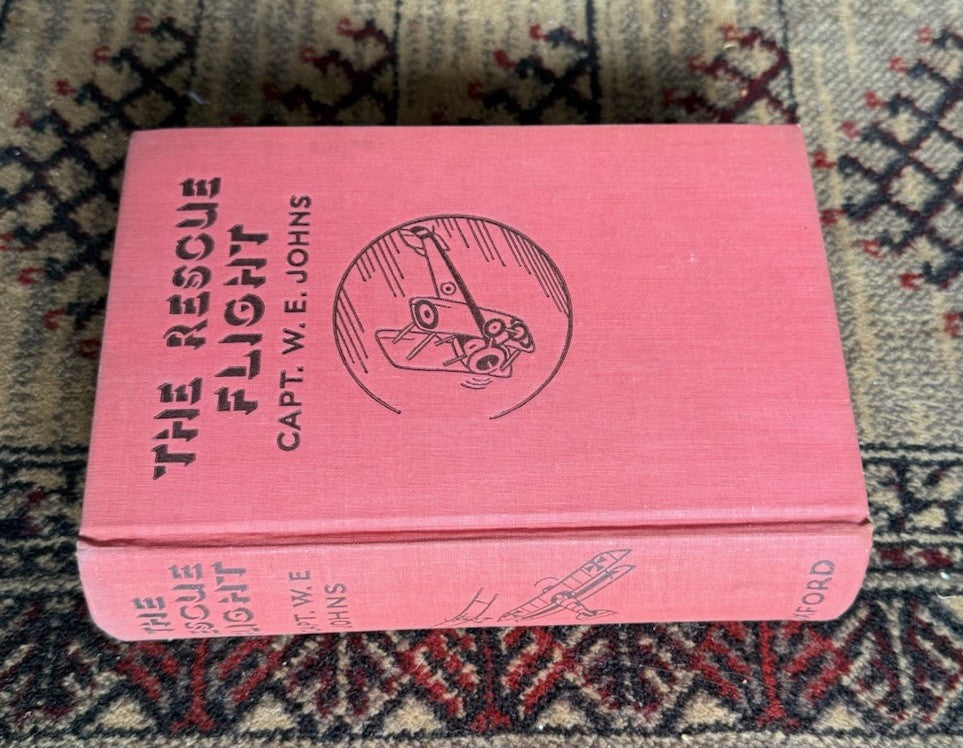 Captain W. E. Johns : The Rescue Flight : 1st Edition in Orig Dust Jacket 1939 : Biggles