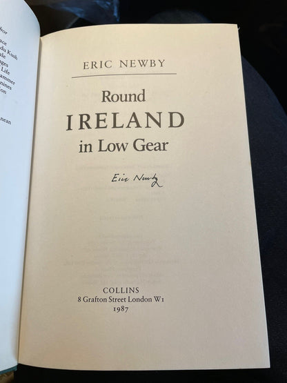 Eric Newby (SIGNED COPY) Round Ireland In Low Gear : 1st/1st Edition