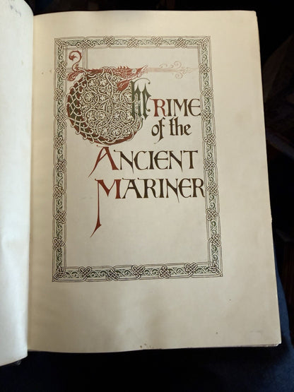 The Rime of the Ancient Mariner : Coleridge : 20 Mounted Plates by Willy Pogany
