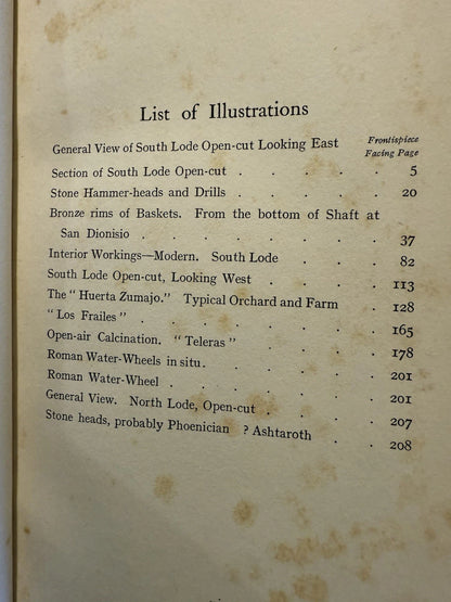 1904 The Rio Tinto Mine : Its History and Romance : William Giles Nash