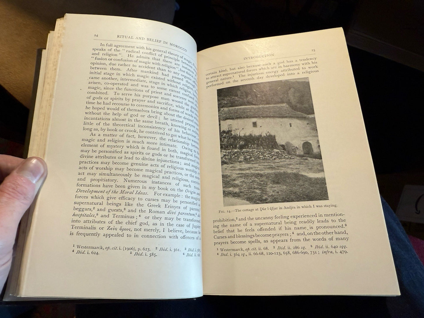 1926 Ritual and Belief in Morocco : Westermarck : Vol 1 : Historical Culture