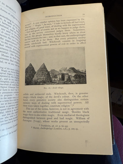 1926 Ritual and Belief in Morocco : Westermarck : Vol 1 : Historical Culture