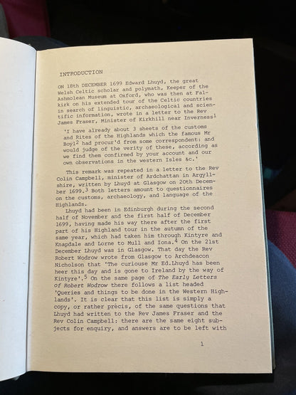 A Collection of Highland Rites and Customes : J. L. Campbell : James Kirkwood