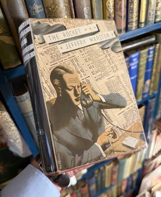 1936 : The Rocket by Jeffery Marston : Art Deco Dust Jacket by Barbosa