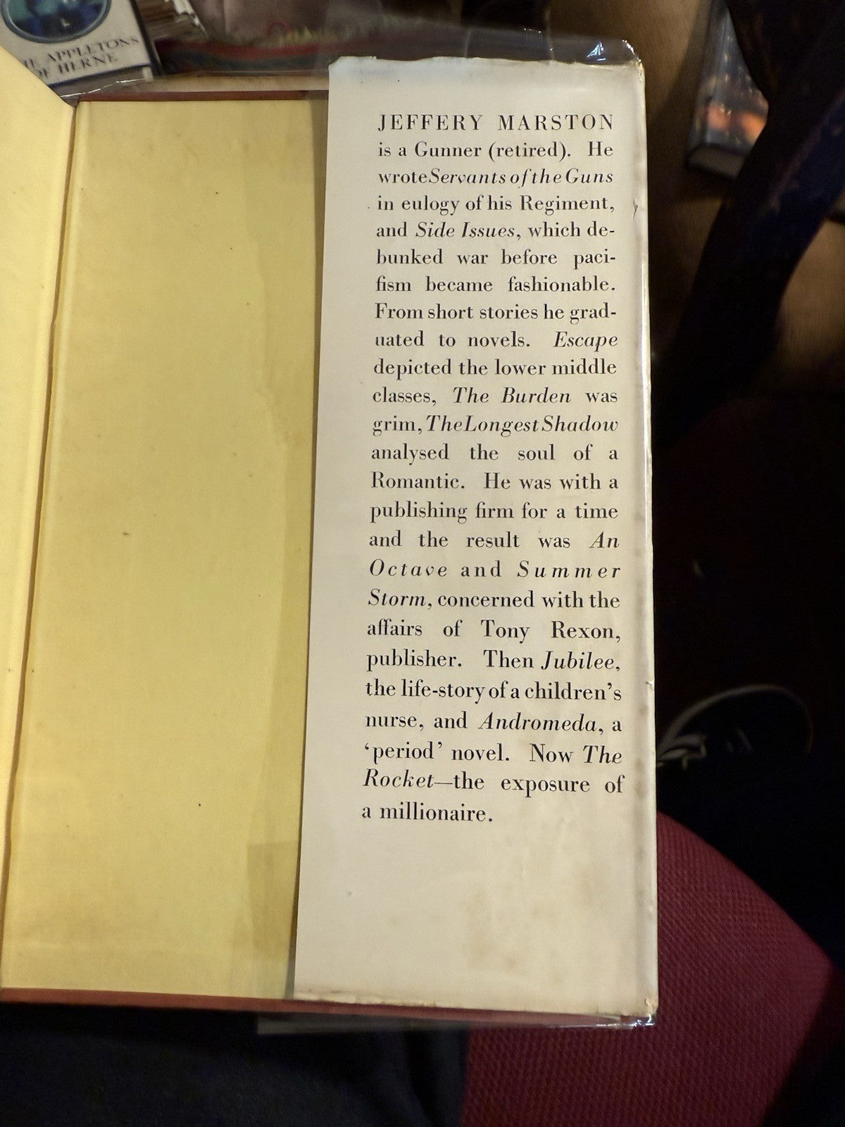 1936 : The Rocket by Jeffery Marston : Art Deco Dust Jacket by Barbosa