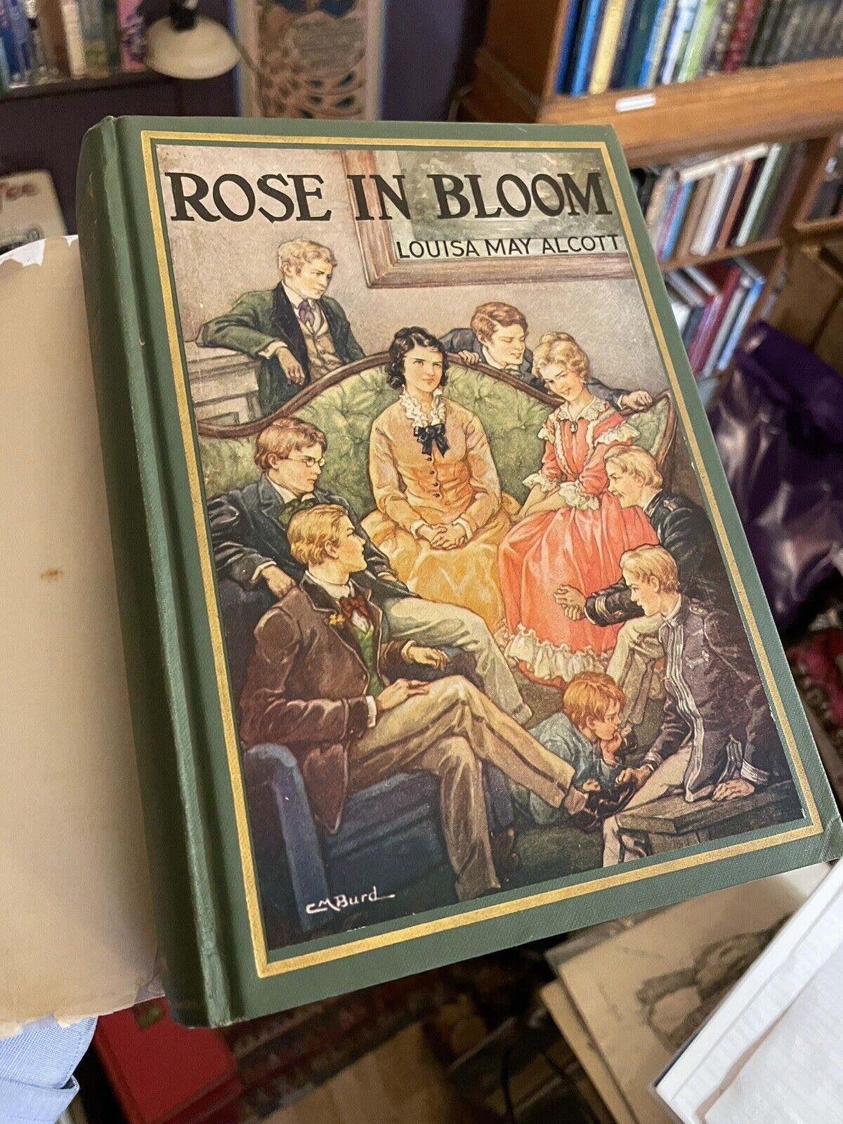 1933 Rose in Bloom : Louisa M. Alcott : Hardback in Scarce Dust Jacket