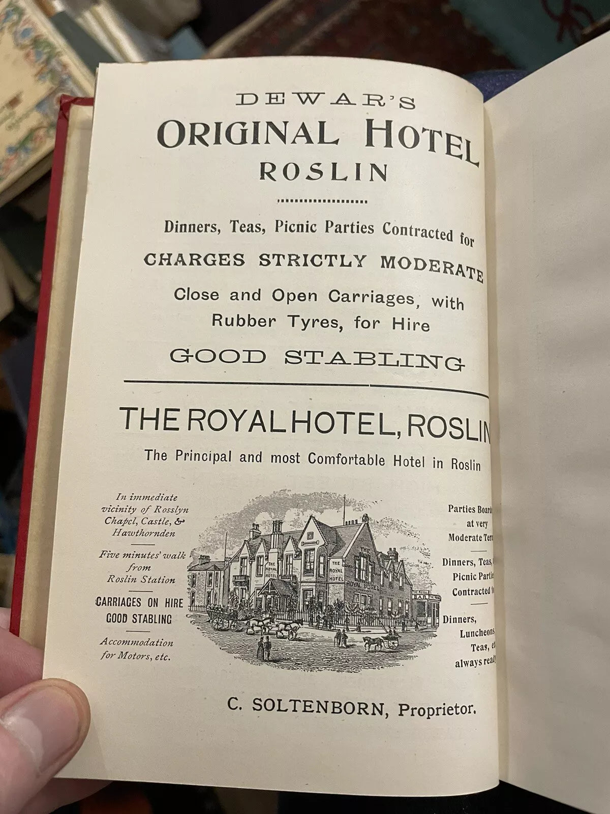 Illustrated Guide to Rosslyn Chapel & Castle, Hawthornden : Sinclair Family 1908