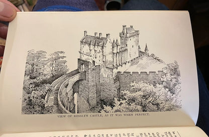 Illustrated Guide to Rosslyn Chapel & Castle, Hawthornden : Sinclair Family 1908