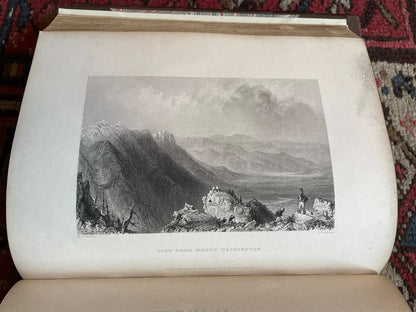 1840 American Scenery (2 Vols) 119 Engravings : Willis William & Bartlett 1st Ed