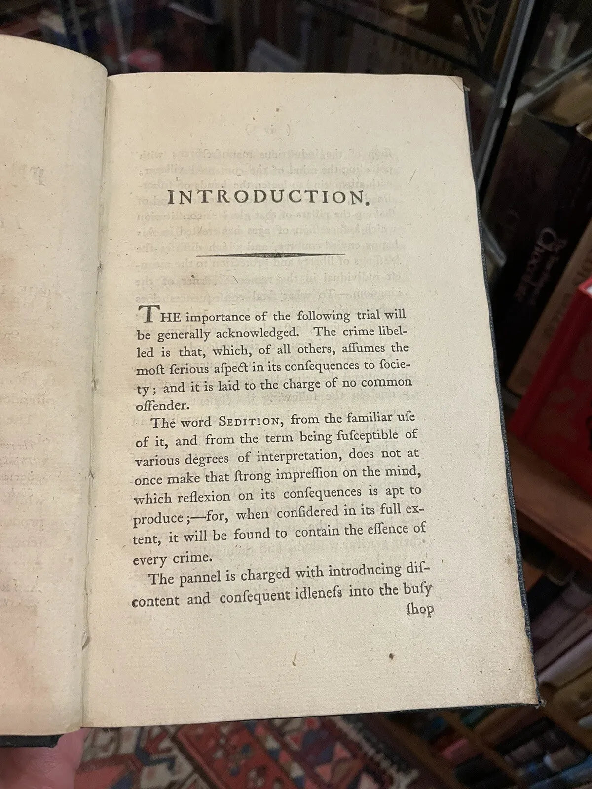 1793 Trial of Thomas Muir : Scottish Radical : Scotland : Criminal Law