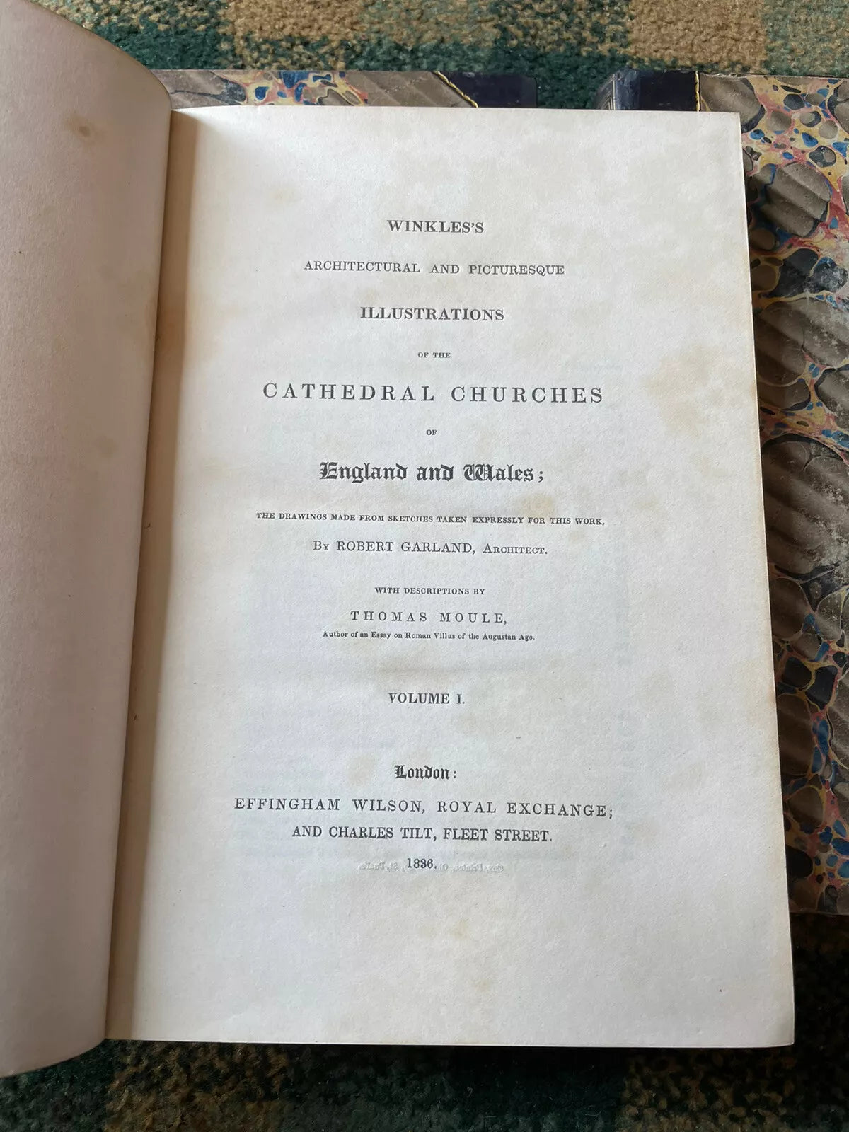 1836 Winkles' Architectural & Picturesque Illustrations of Cathedral Churches