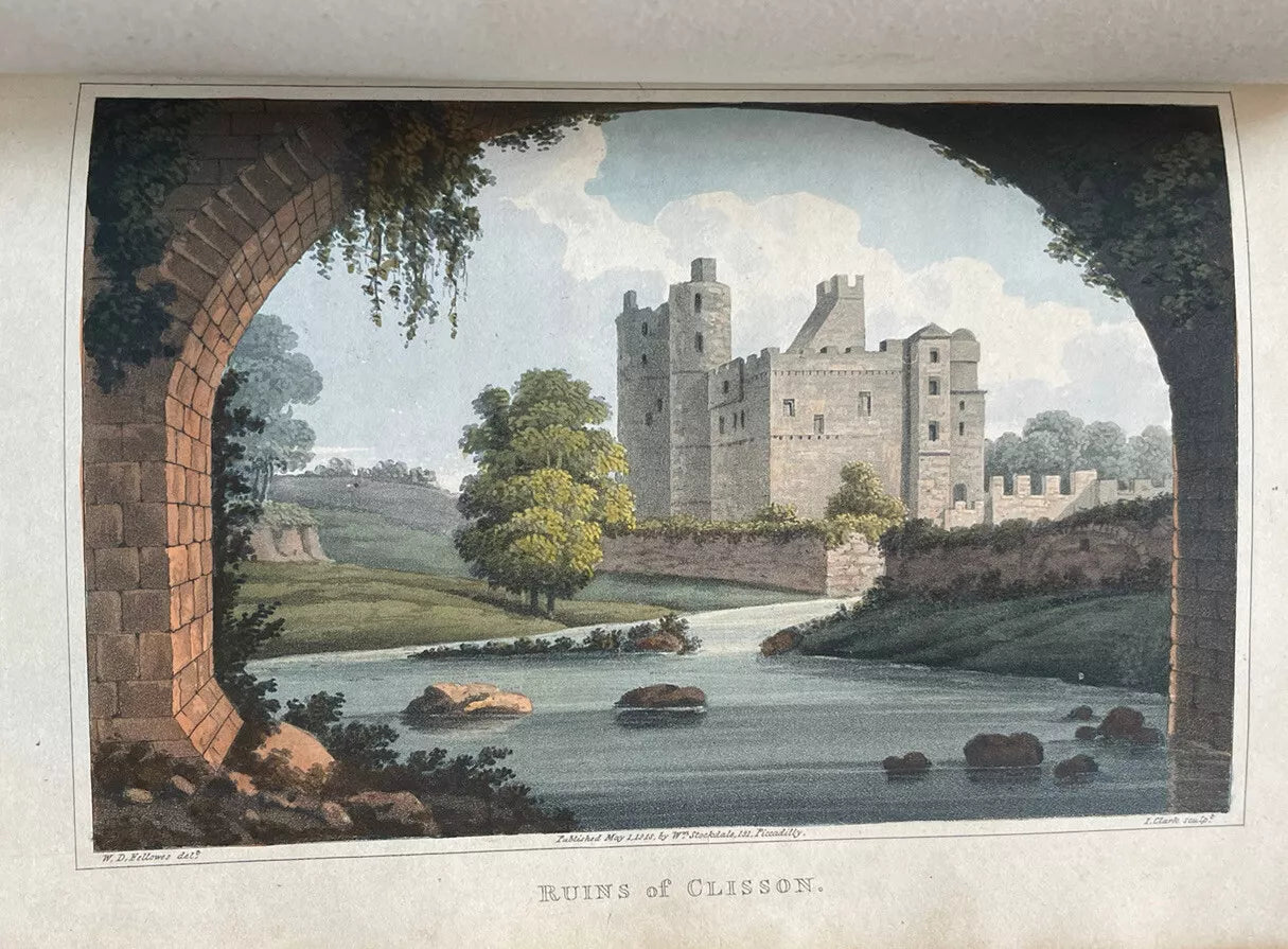 Visit to the Monastery of La Trappe in 1817 : Fellowes : Hand Coloured Plates