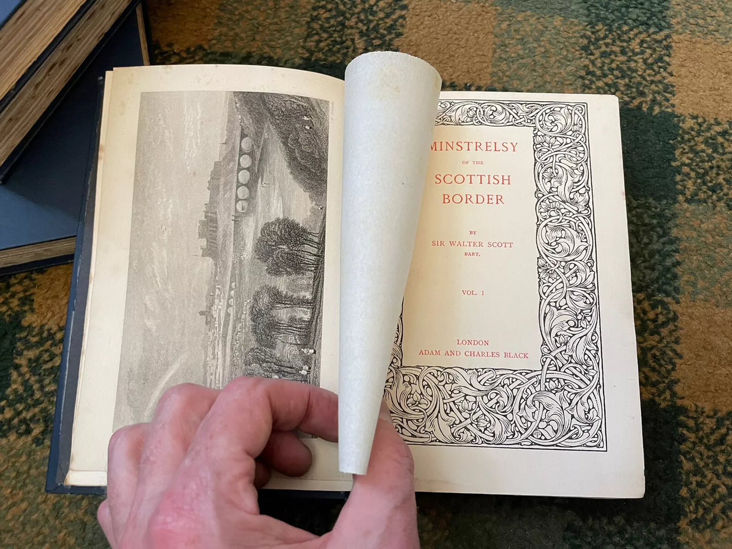 Minstrelsy of the Scottish Borders : Sir Walter Scott (4 Vols) c1885