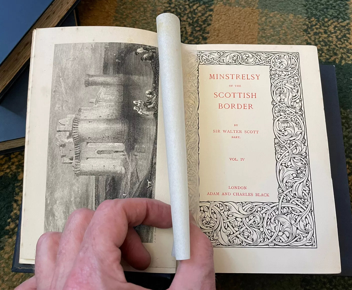 Minstrelsy of the Scottish Borders : Sir Walter Scott (4 Vols) c1885