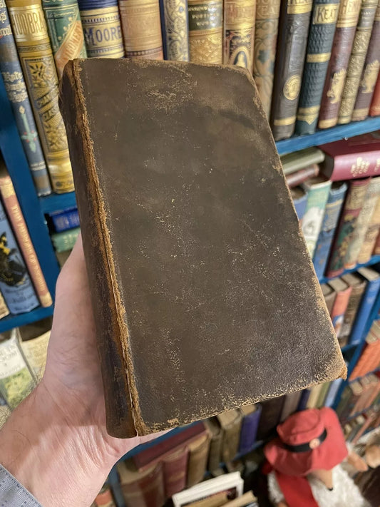 1829 Gaelic Bible : Old & New Testaments : Leather Scottish Prayer Book