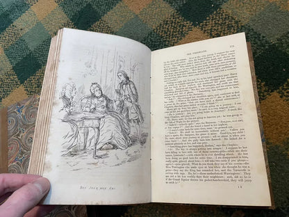 W M Thackeray : The Virginians (2 Vols) 1st Edition 1859 : Leather Bindings