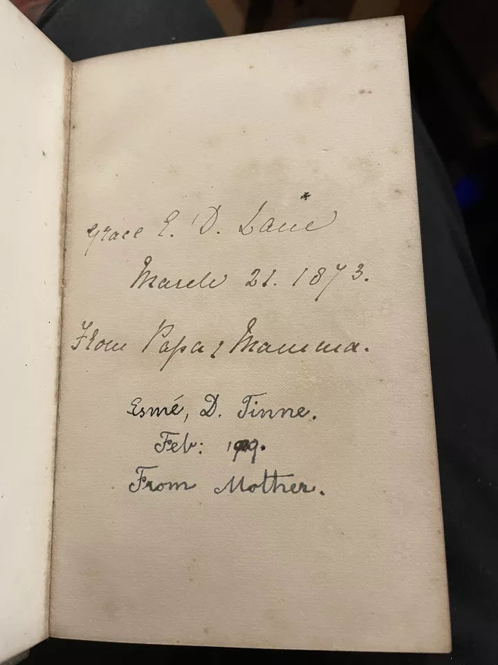 1871 - The Poetical Works Of H.W. Longfellow - Illustrated, Mauchline binding