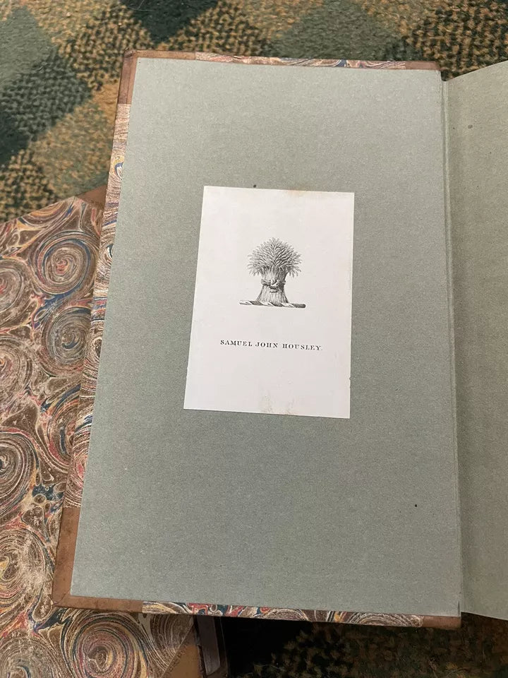 W M Thackeray : The Virginians (2 Vols) 1st Edition 1859 : Leather Bindings