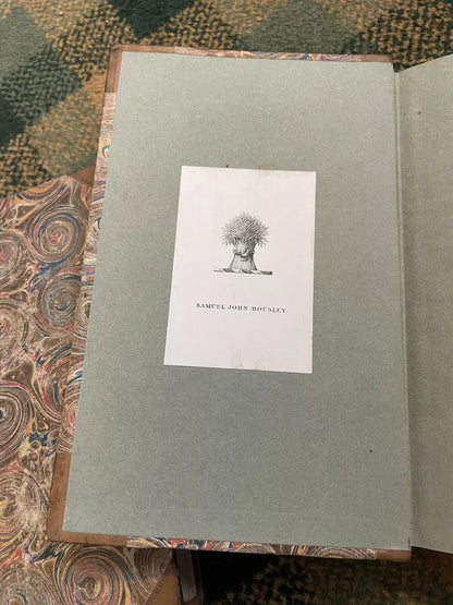 W M Thackeray : The Virginians (2 Vols) 1st Edition 1859 : Leather Bindings