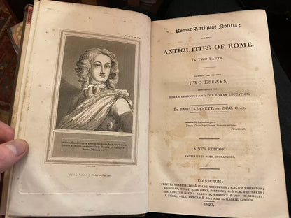 1820 Romae Antiquae Notitia; or The Antiquities of Rome in Two Parts : Kennett