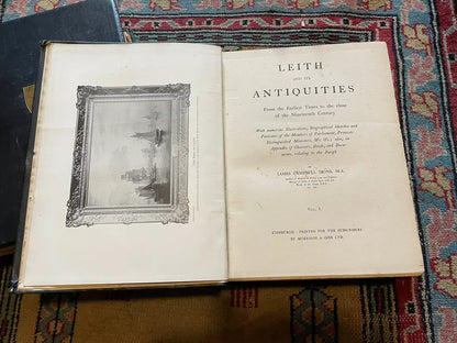 1897 Leith & its Antiquities (2 Vols) Campbell Irons : Edinburgh History