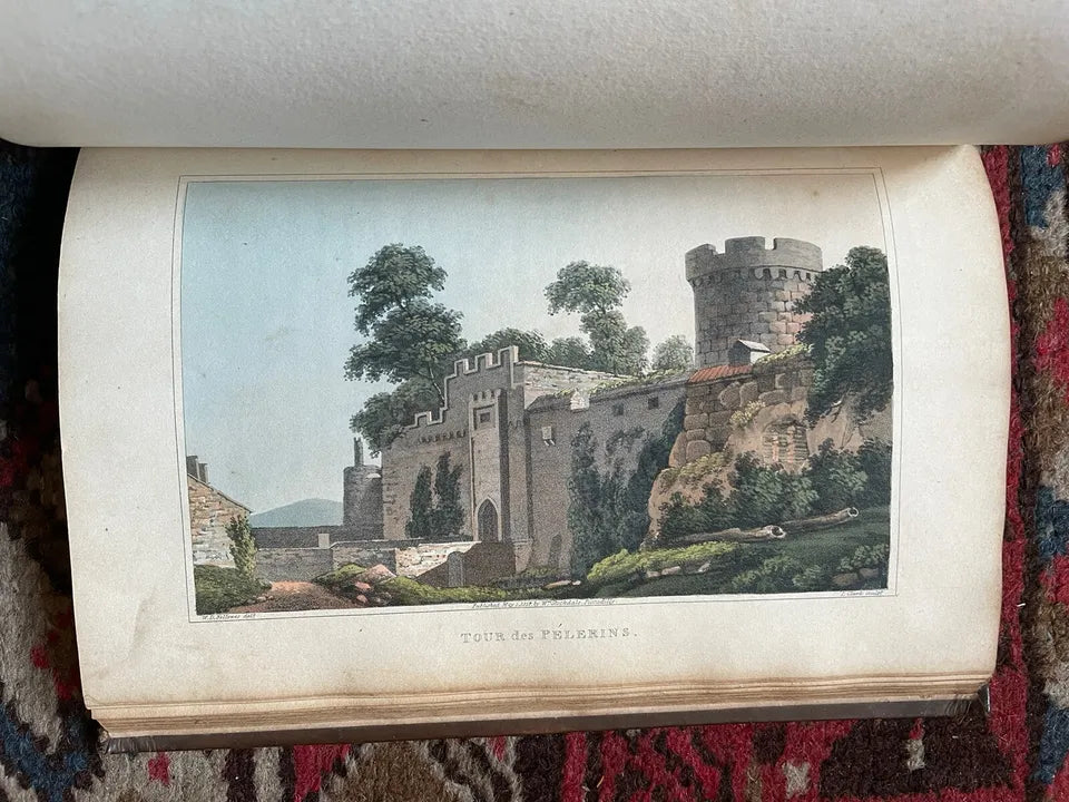 Visit to the Monastery of La Trappe in 1817 : Fellowes : Hand Coloured Plates