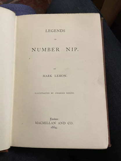 1864 Legends of Number Nip : Elves, Gnomes : Folklore : Scottish Fairy Tales