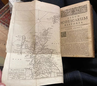 1727 Rerum Scoticarum Historia by George Buchanan - History of Scotland (Latin)