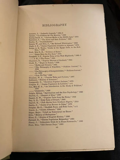 1924 The Folklore of Fairy-tale : Origins, Symbolism : Macloed Yearsley