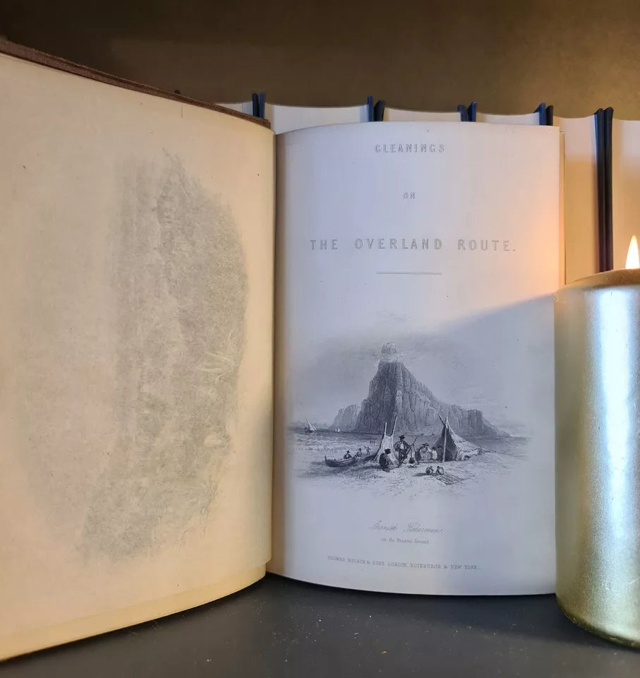 Gleanings on The Overland Route: Pictorial & Antiquarian: Hardback: 1868