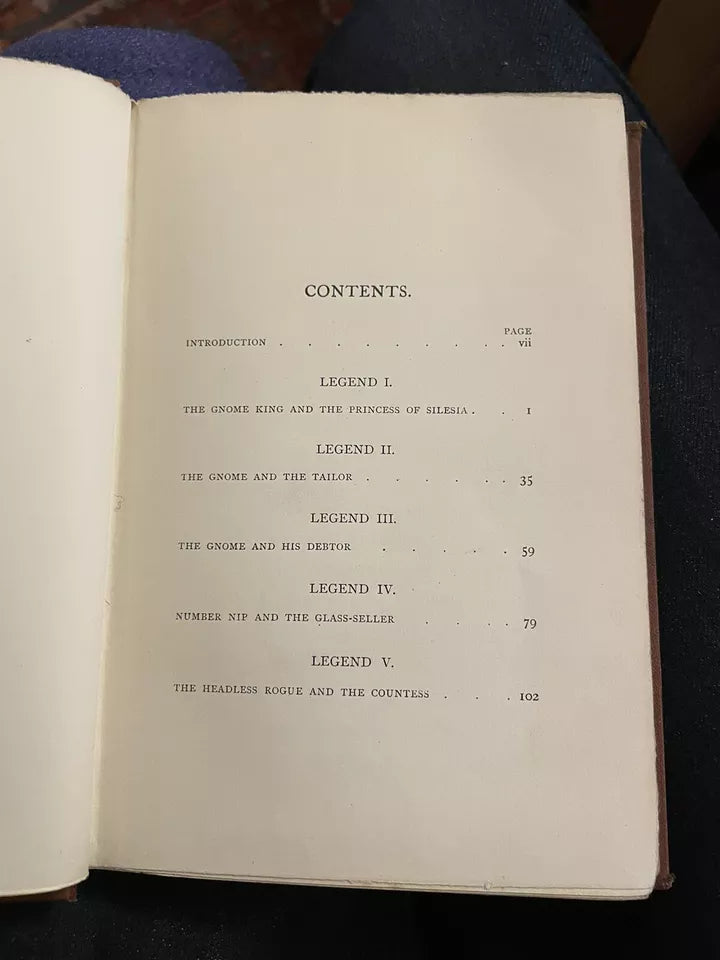 1864 Legends of Number Nip : Elves, Gnomes : Folklore : Scottish Fairy Tales