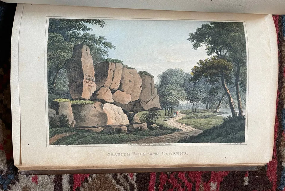 Visit to the Monastery of La Trappe in 1817 : Fellowes : Hand Coloured Plates