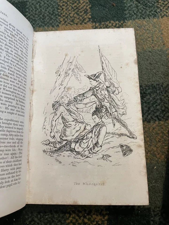 W M Thackeray : The Virginians (2 Vols) 1st Edition 1859 : Leather Bindings