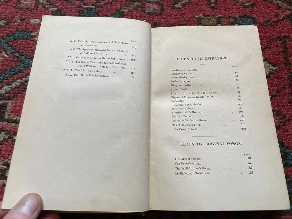 1891 Tales Legends & Traditions Of Forfarshire : Spectres : Swedish Giant & Dwar