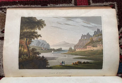 Visit to the Monastery of La Trappe in 1817 : Fellowes : Hand Coloured Plates