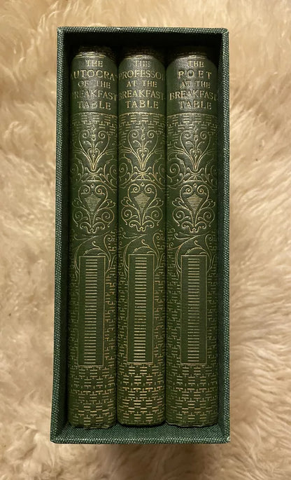 Oliver Wendell Holmes : The Autocrat of the Breakfast Table (3 Vols)