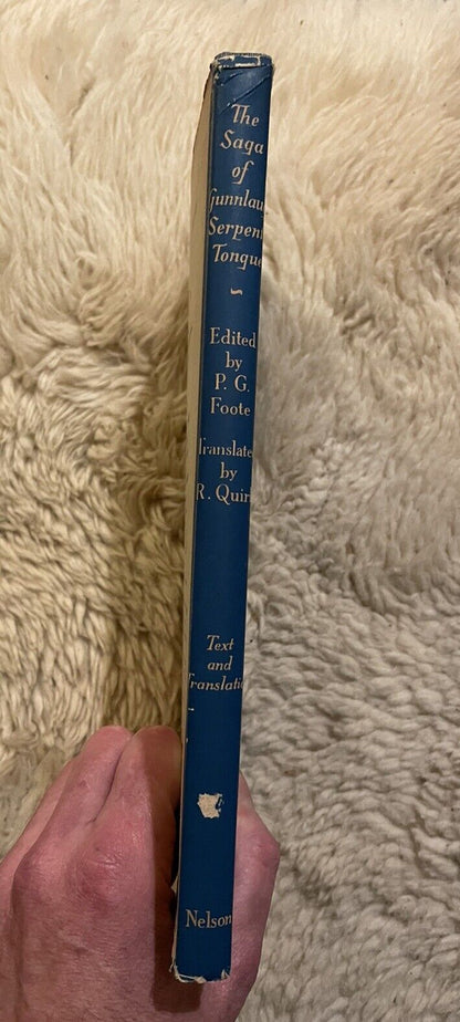 Saga of Gunnlaug Serpent-Tongue : Icelandic Texts : Norse Mythology 1957