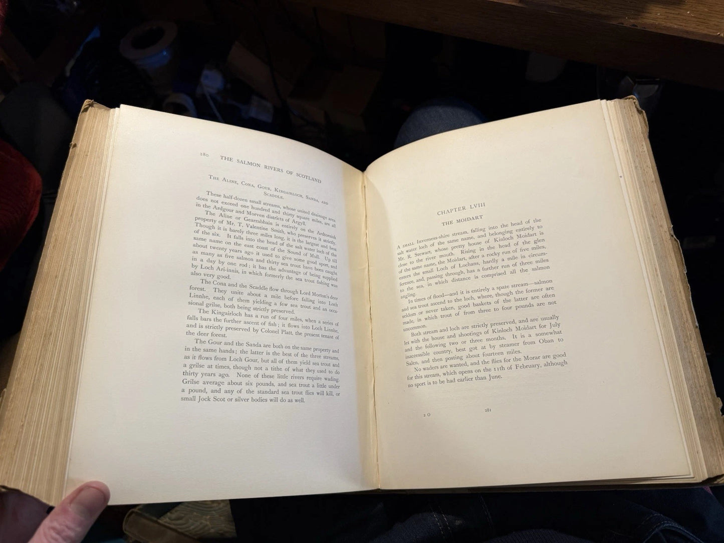 Salmon Rivers of Scotland : Grimble : 1st ed : Angling : Vellum : Rare : GC