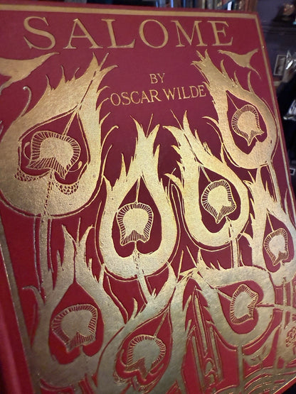 1927 Oscar Wilde : Aubrey Beardsley : Salome : Decorative Gilt Binding