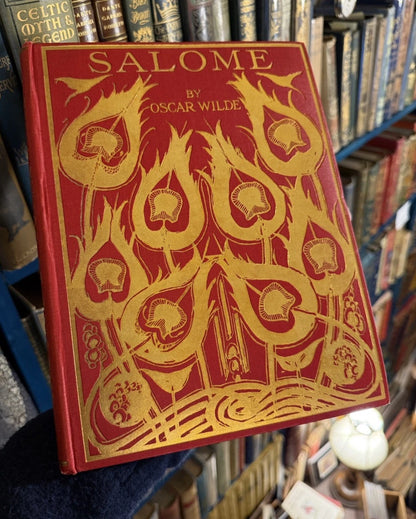 1927 Oscar Wilde : Aubrey Beardsley : Salome : Decorative Gilt Binding